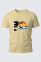 Miami Sunset Script Tee
