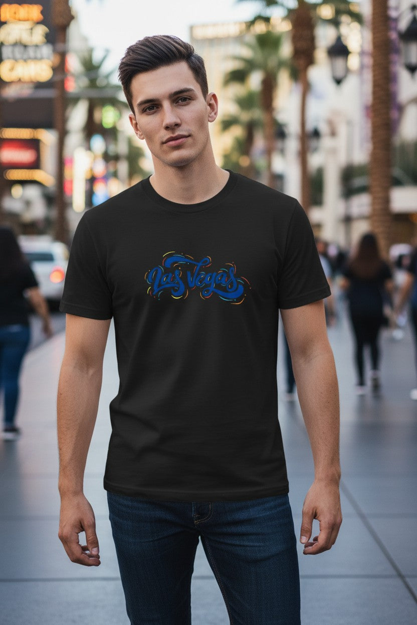 Vegas Vibes Script Tee
