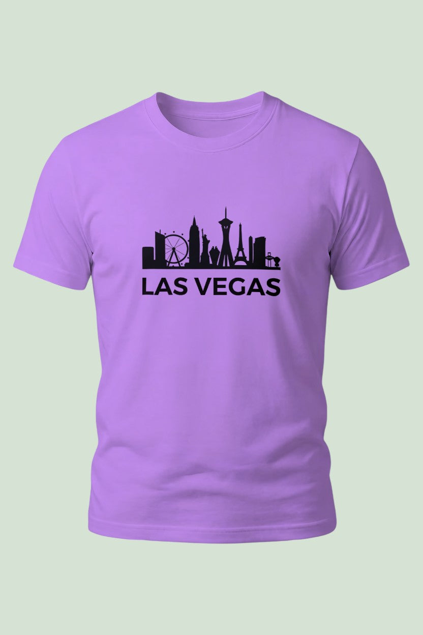 The "Neon Horizon" Silhouette Tee