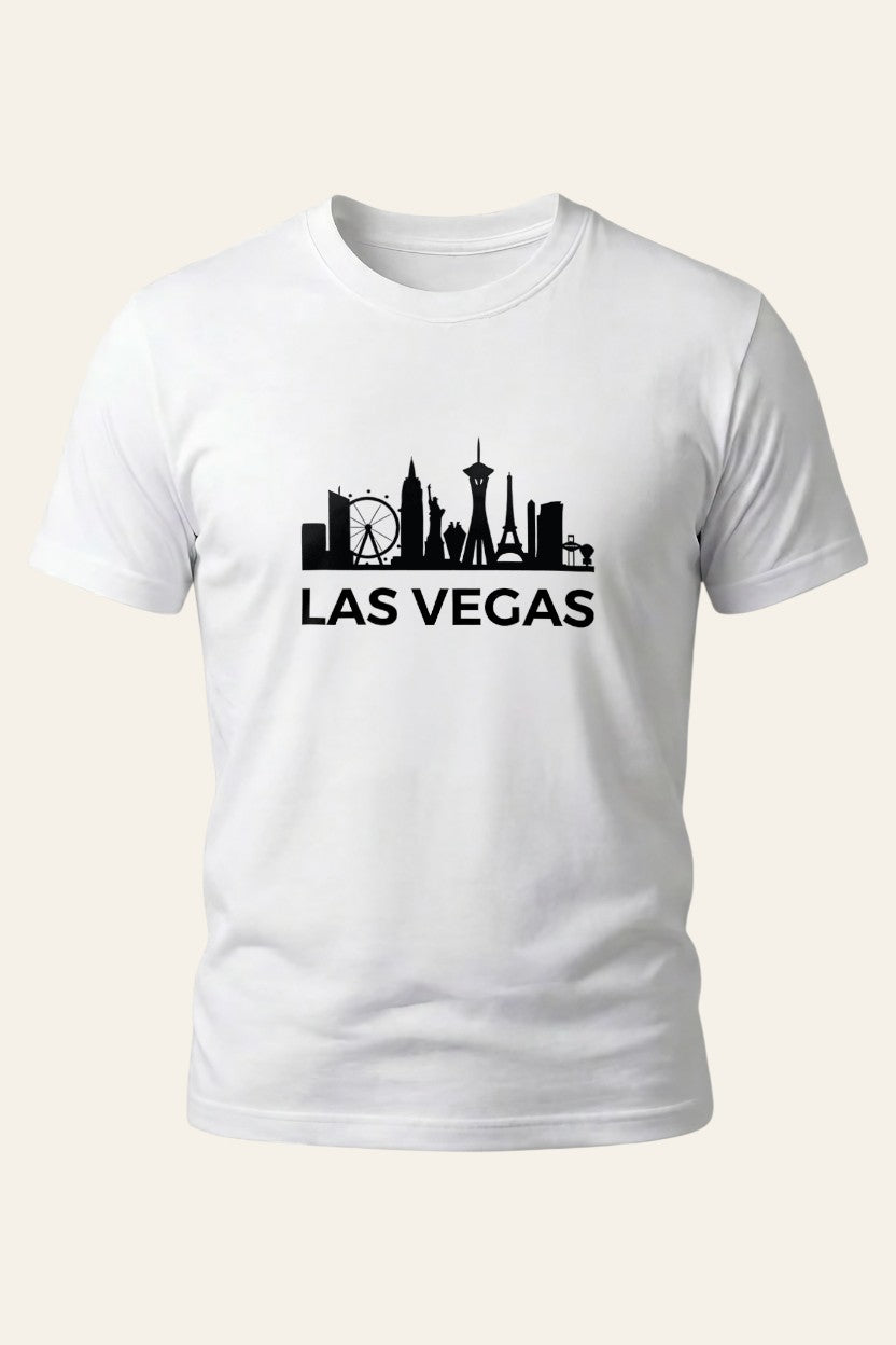 The "Neon Horizon" Silhouette Tee