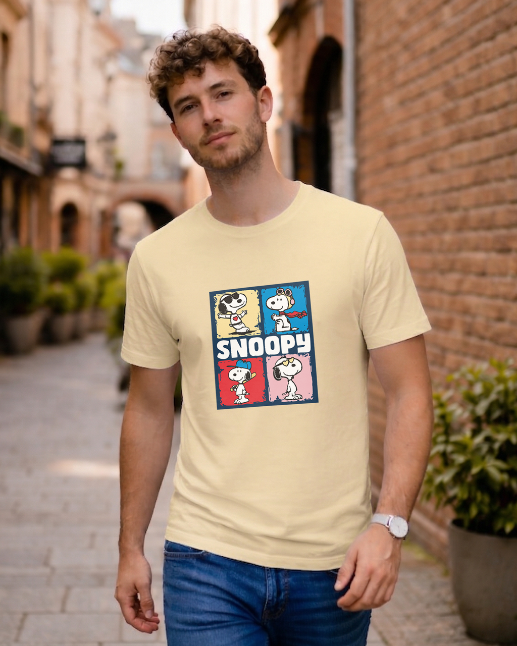 Four Moods Pop-Art Pup Tee