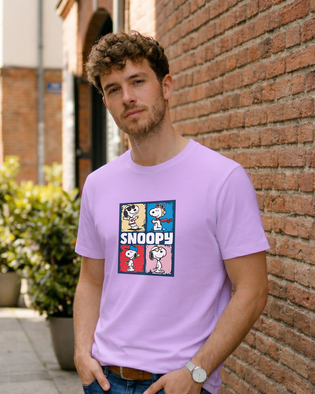 Four Moods Pop-Art Pup Tee