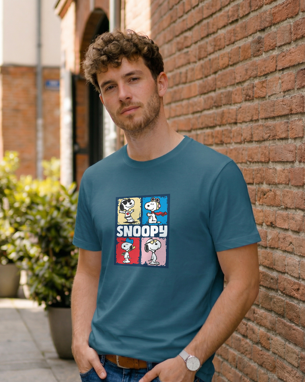 Four Moods Pop-Art Pup Tee