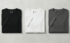 Pack of 3 Premium Cotton T-Shirts for Men – Black, White & Dark Grey | Urban Essentials