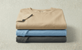 Men’s Premium Cotton T-Shirt Pack – Sand, Sky Blue & Dark Grey | Balanced Breeze