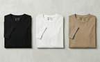 Men’s Cotton T-Shirt Combo (Pack of 3) – Black, White & Sand | Timeless Neutrals