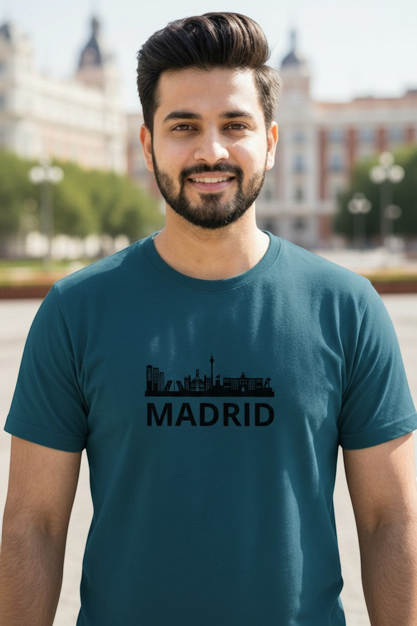 Madrid Skyline Street Tee