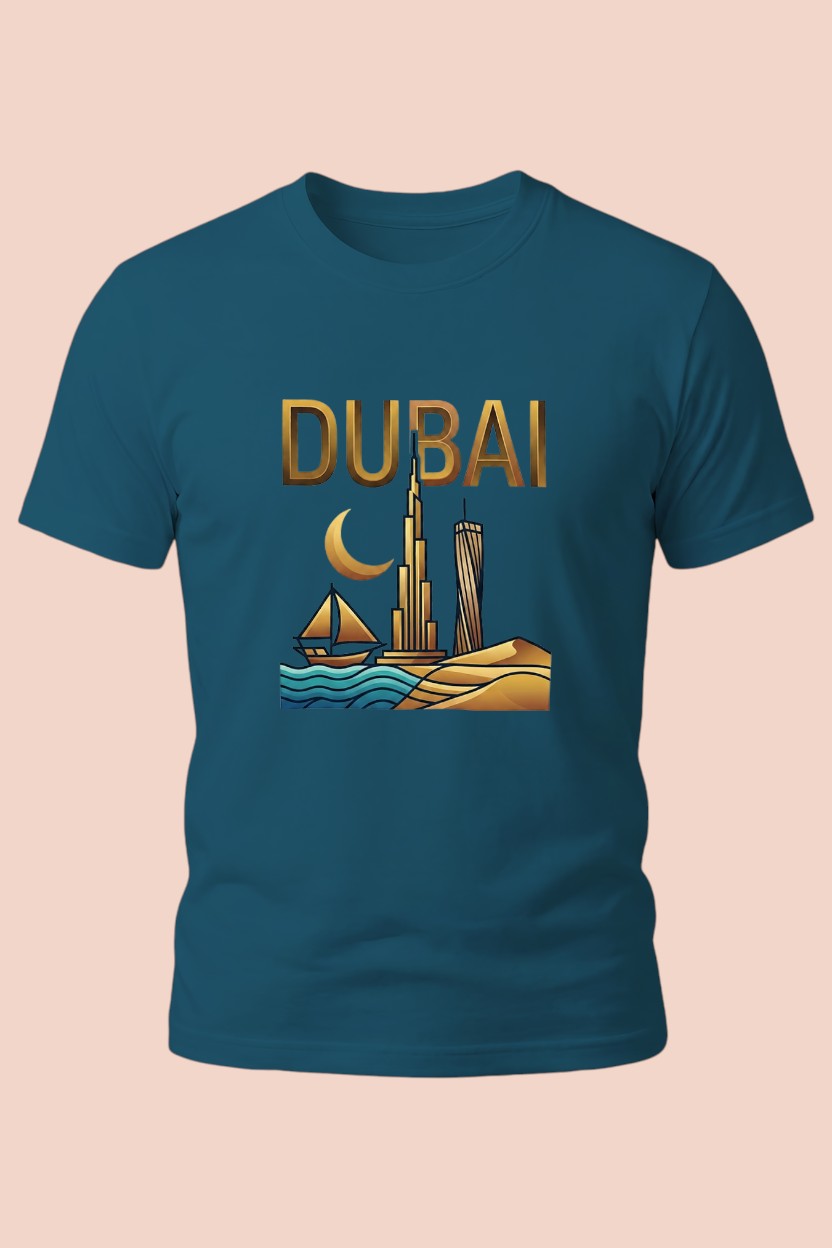 Dubai Goldscape Tee