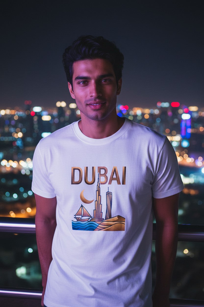 Dubai Goldscape Tee