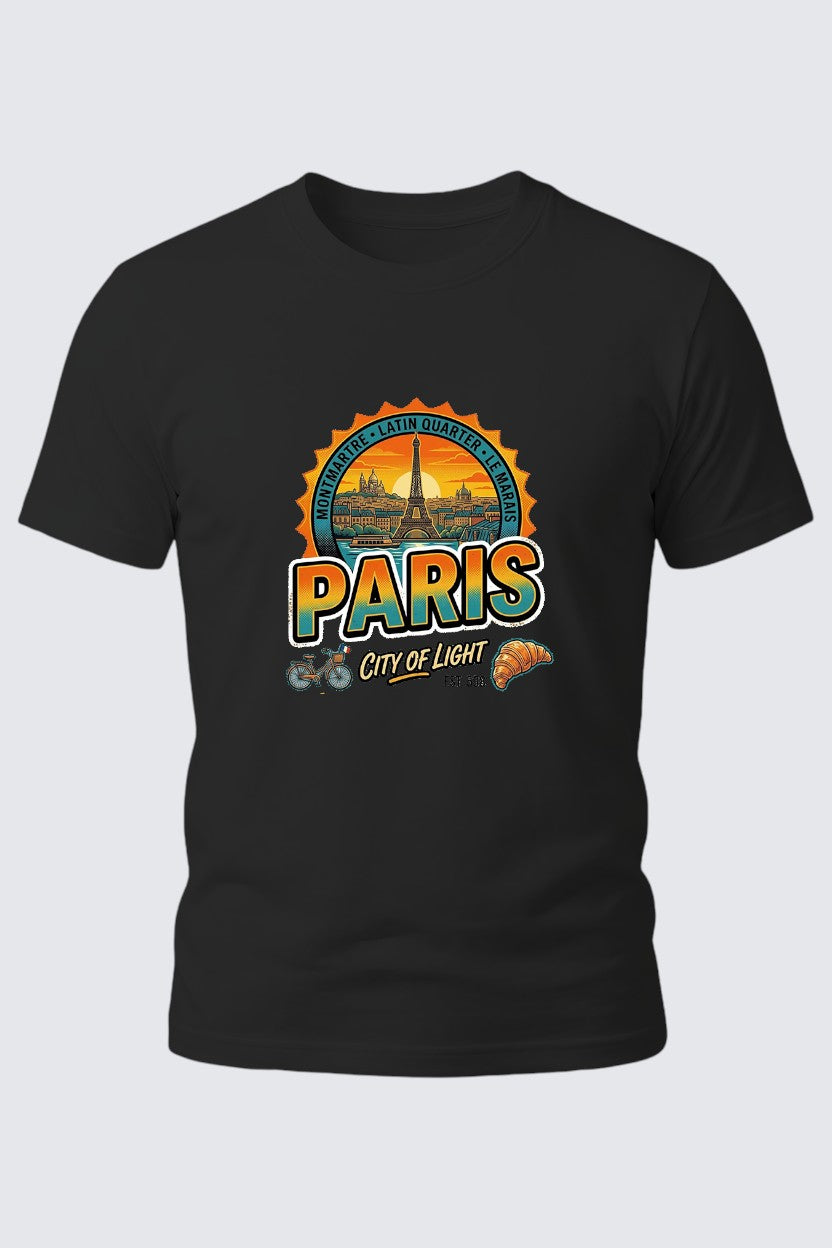 Paris Sunset Icon Tee