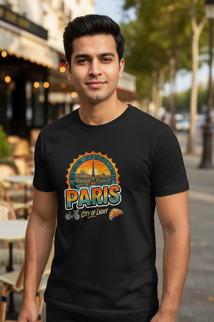 Paris Sunset Icon Tee