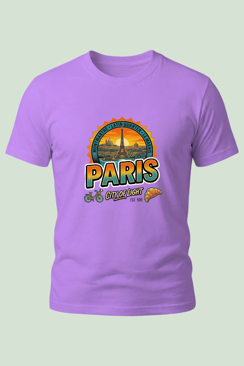 Paris Sunset Icon Tee