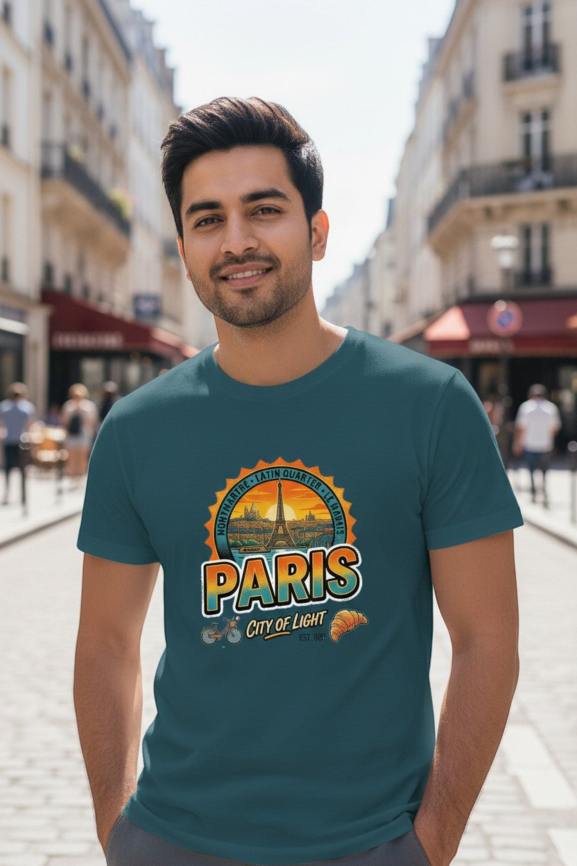 Paris Sunset Icon Tee
