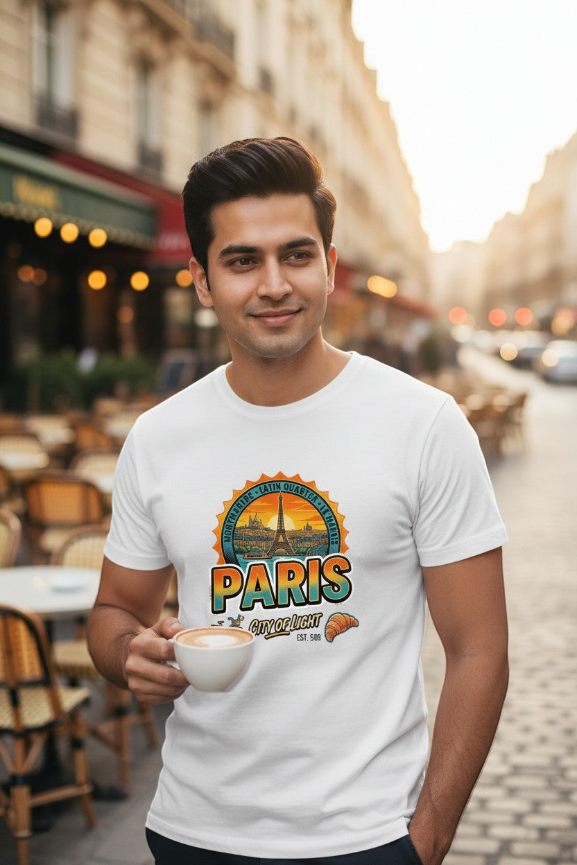 Paris Sunset Icon Tee