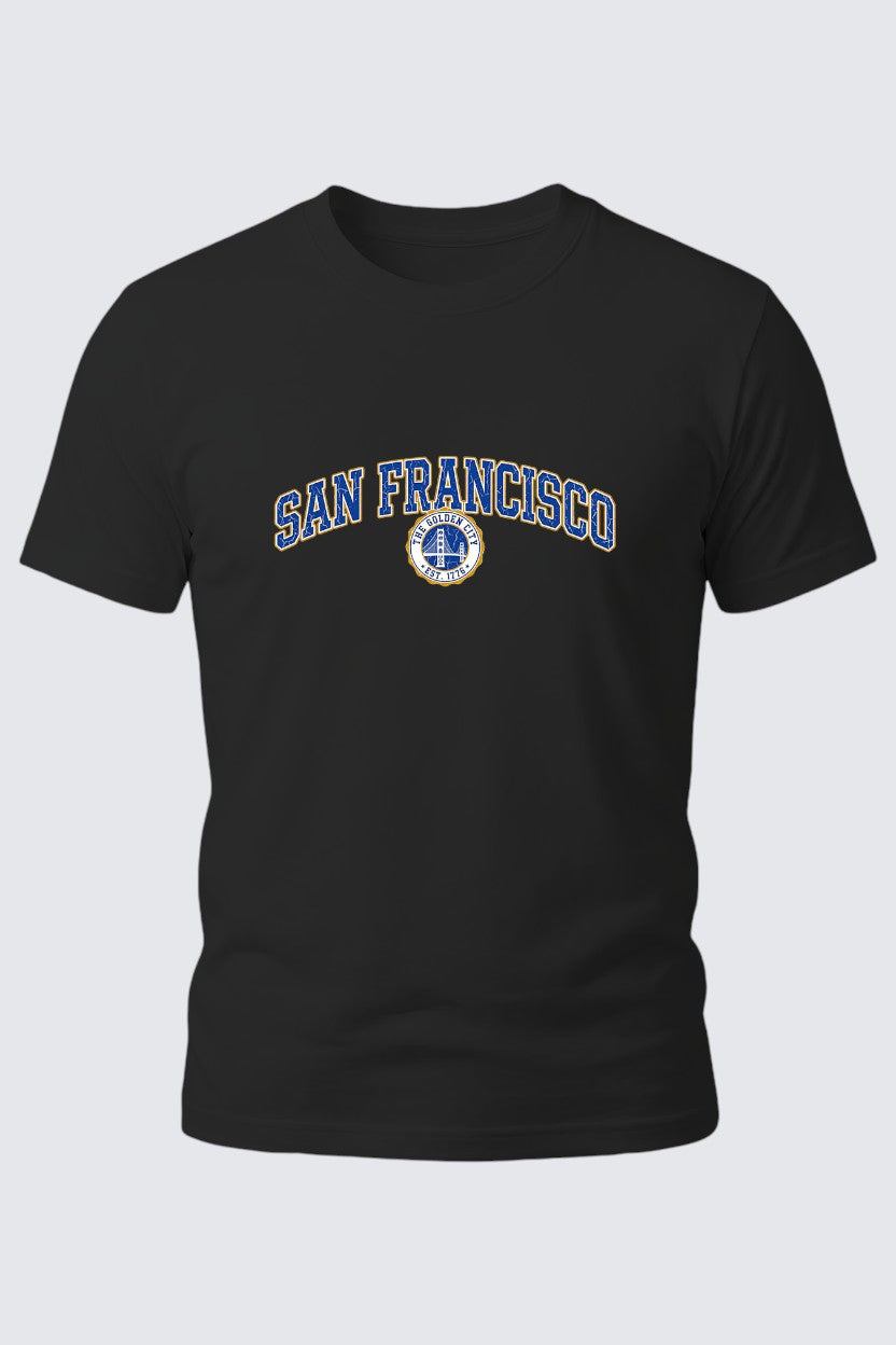 Golden City Varsity Tee
