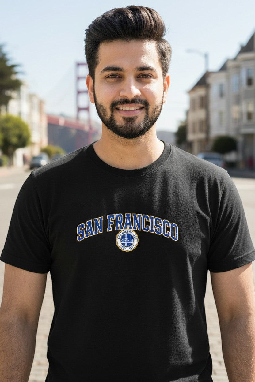 Golden City Varsity Tee