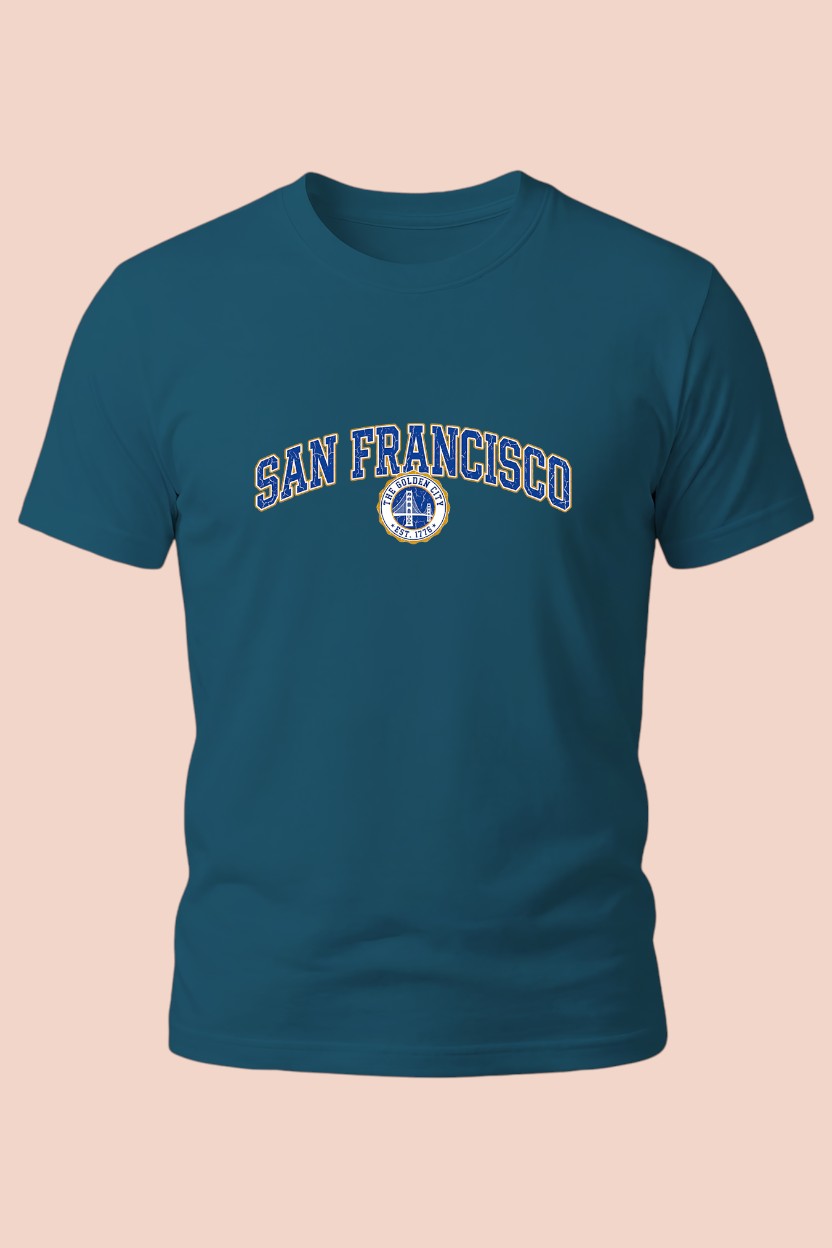 Golden City Varsity Tee