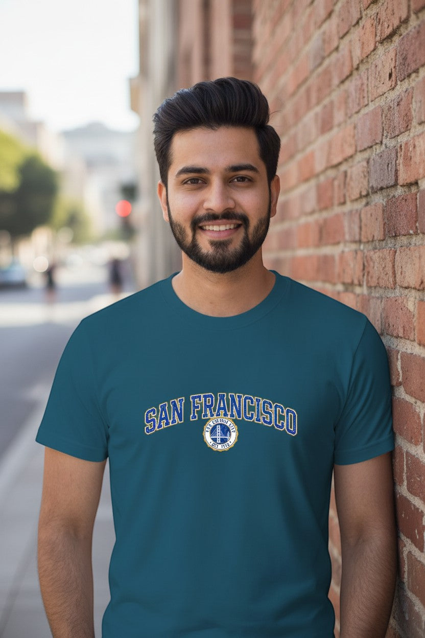Golden City Varsity Tee