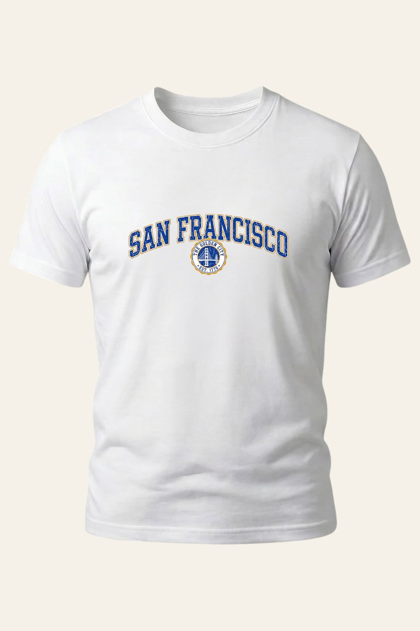 Golden City Varsity Tee