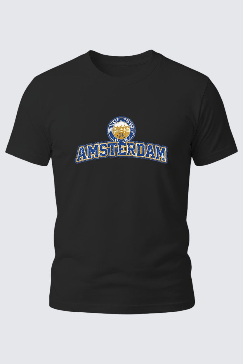 Amsterdam Canal Crest Tee
