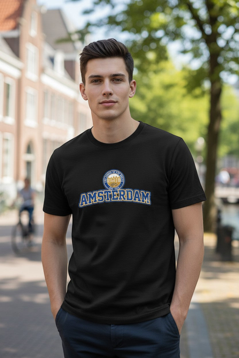 Amsterdam Canal Crest Tee