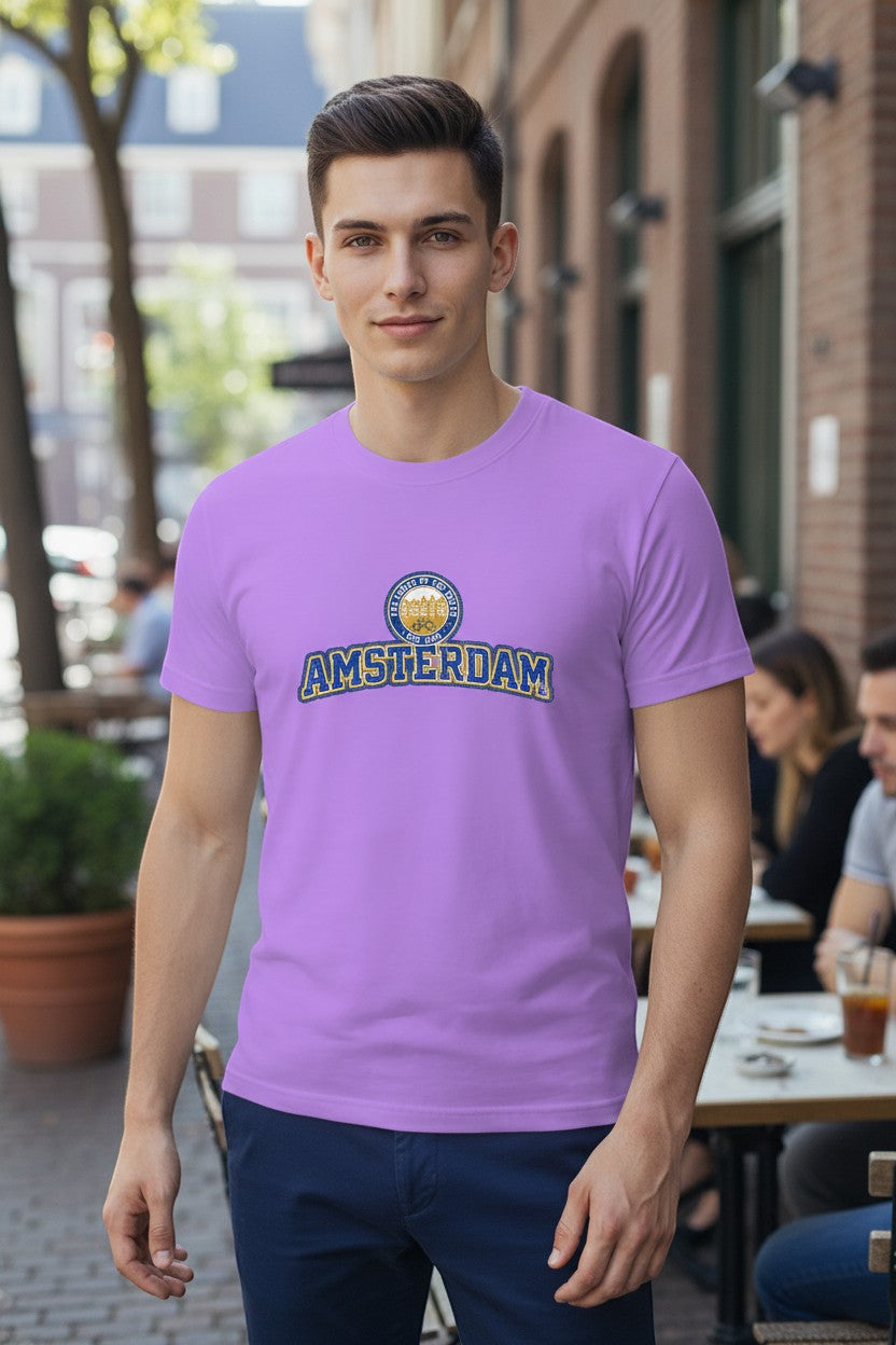 Amsterdam Canal Crest Tee