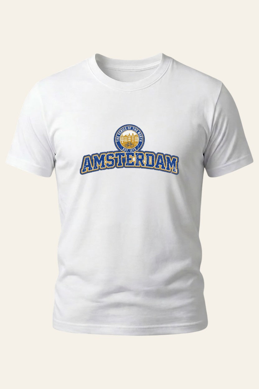 Amsterdam Canal Crest Tee