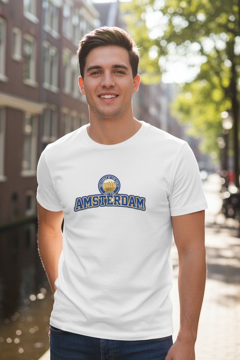 Amsterdam Canal Crest Tee