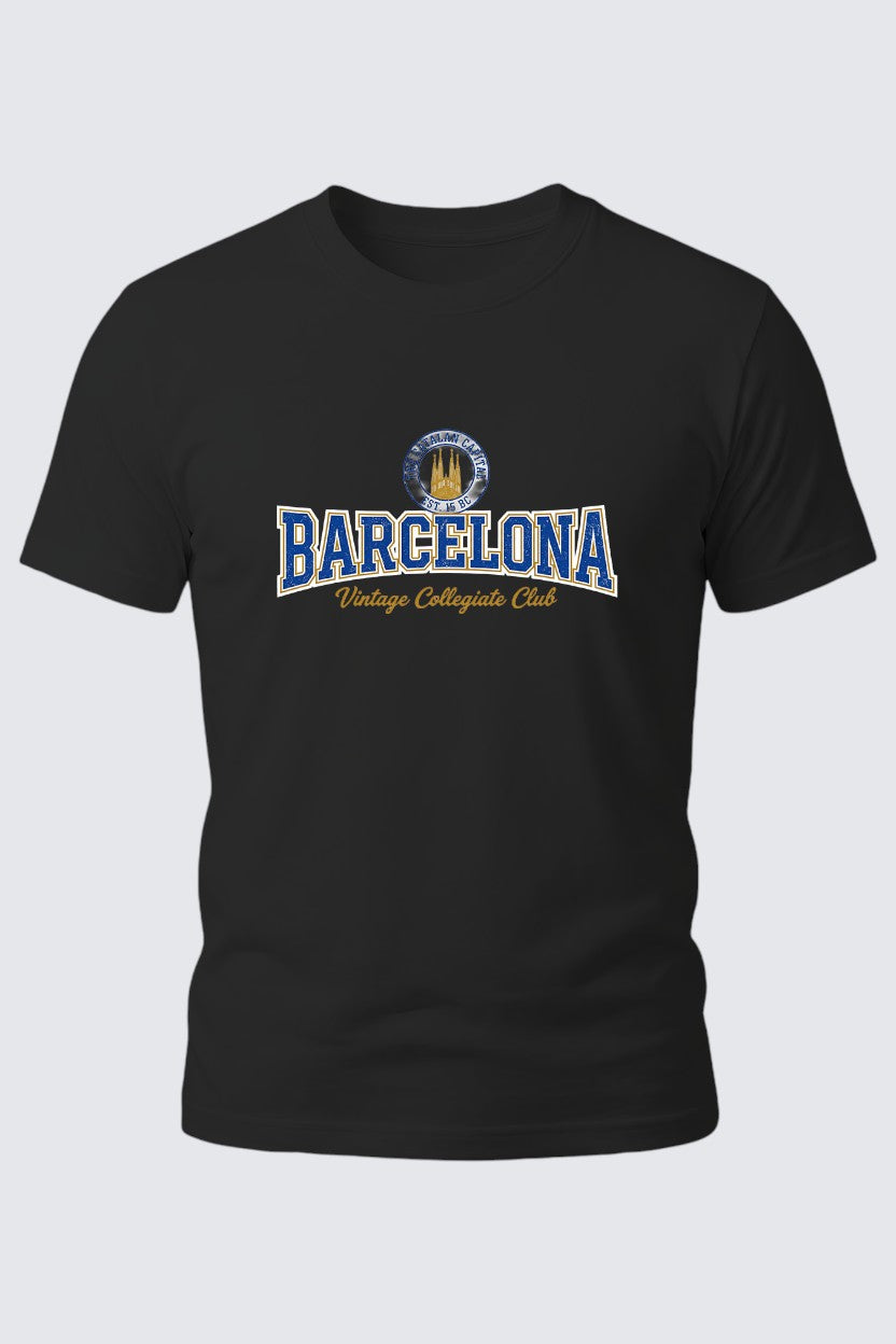Barcelona Collegiate Crest Tee