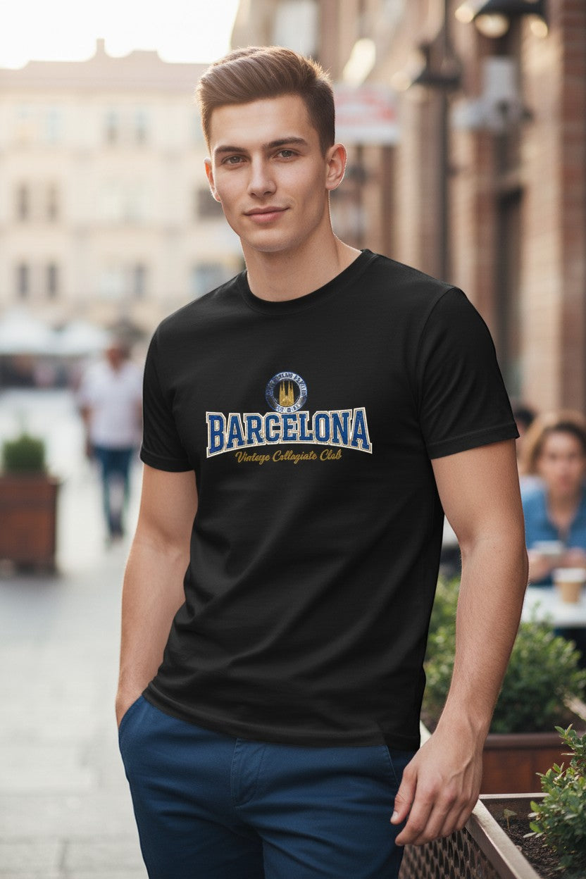 Barcelona Collegiate Crest Tee