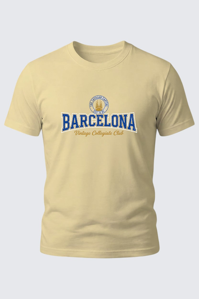 Barcelona Collegiate Crest Tee