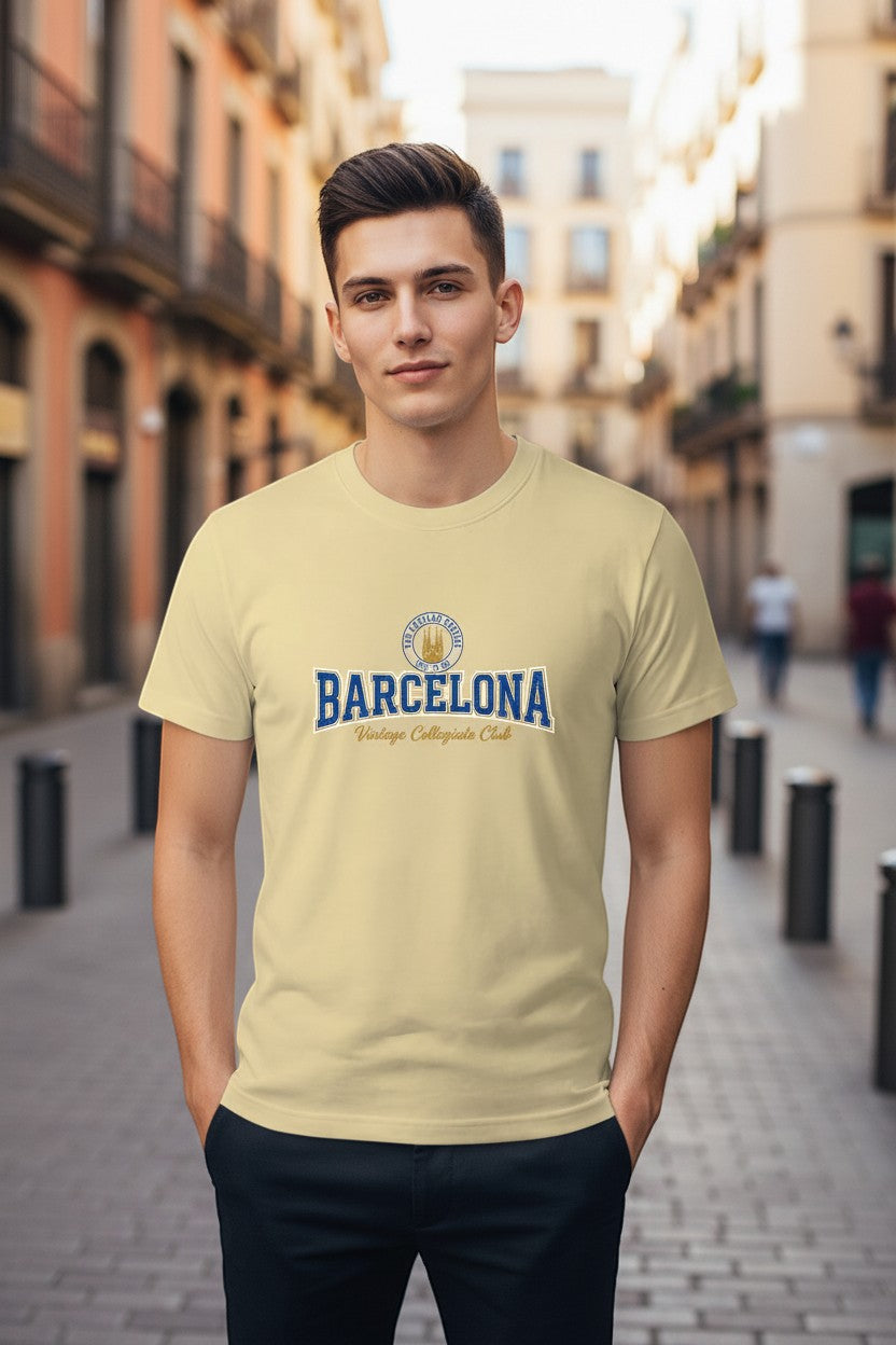Barcelona Collegiate Crest Tee