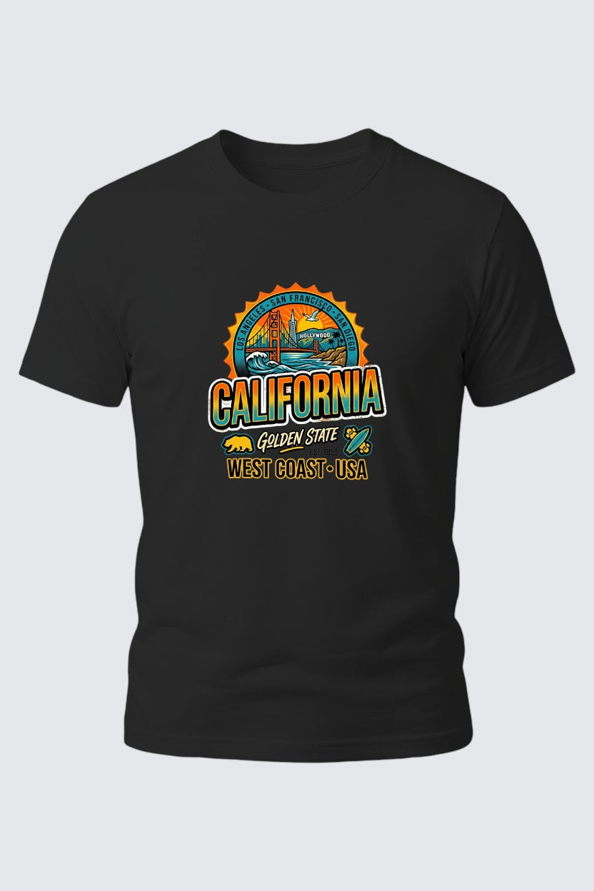 Sunset Coastline Graphic Tee