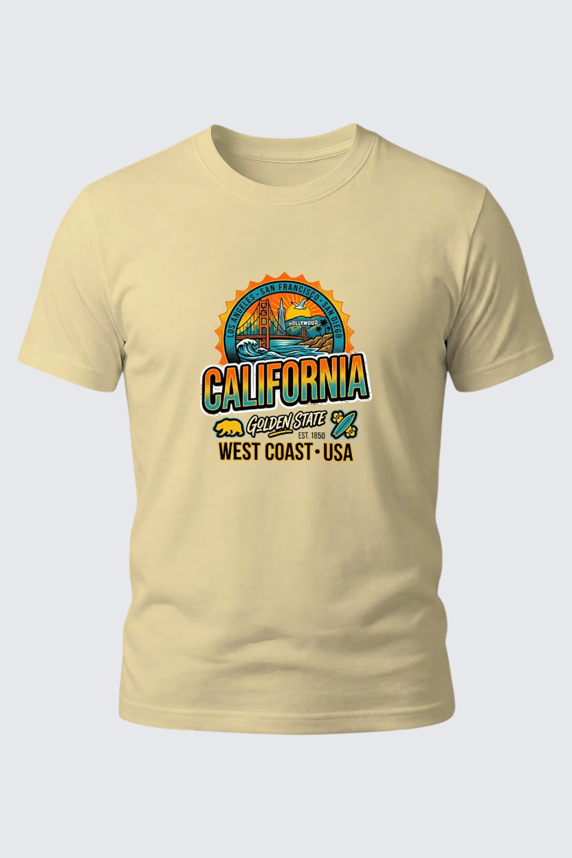 Sunset Coastline Graphic Tee
