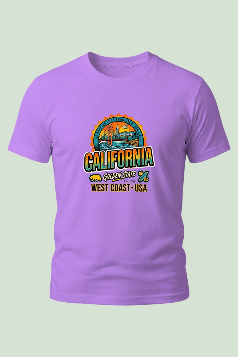 Sunset Coastline Graphic Tee