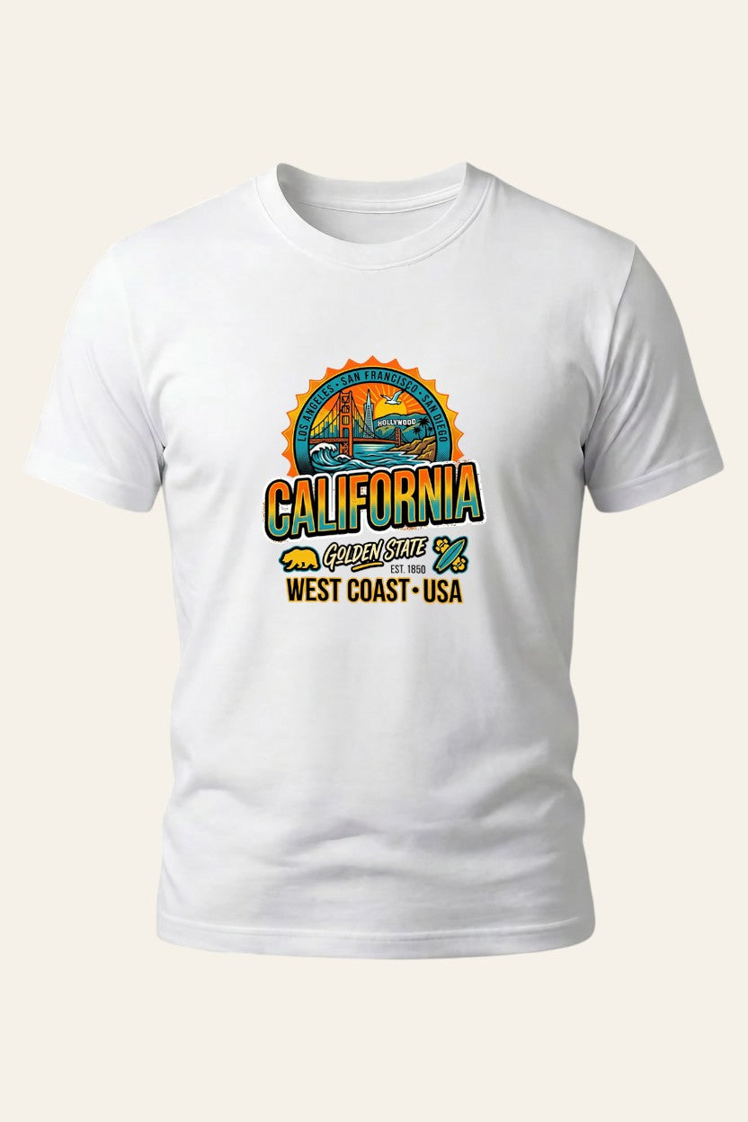 Sunset Coastline Graphic Tee