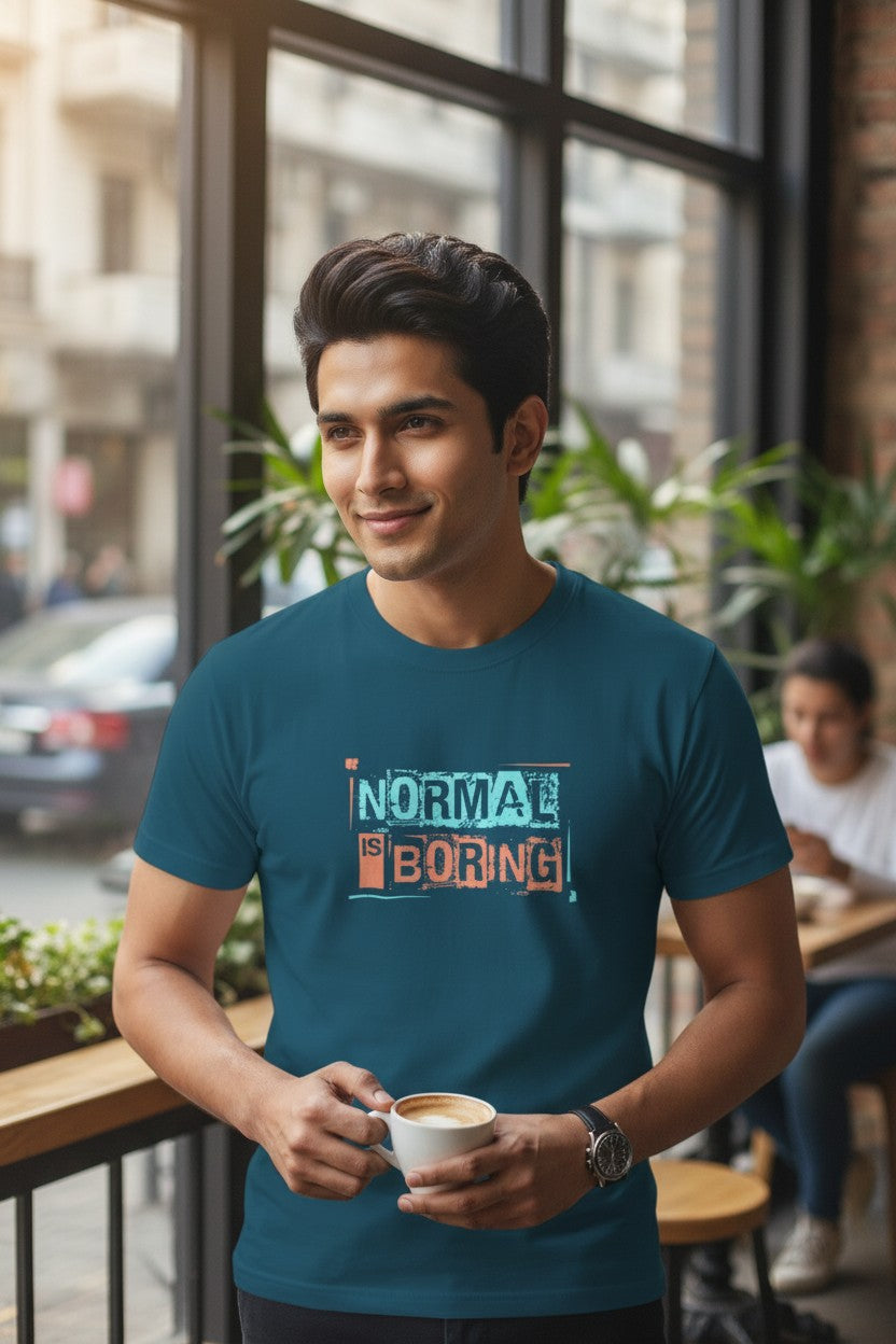 Normal Is Boring Statement Tee