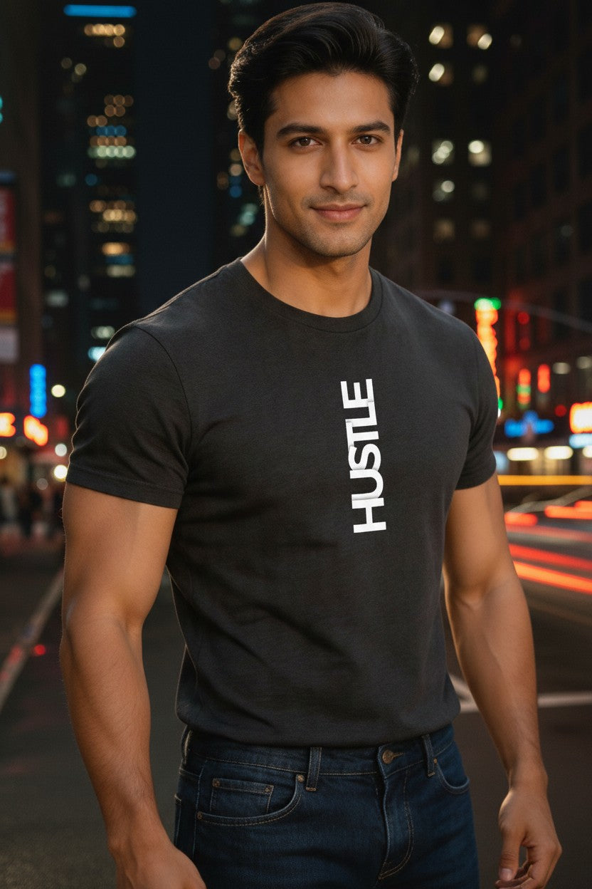 Hustle Vertical Statement Tee