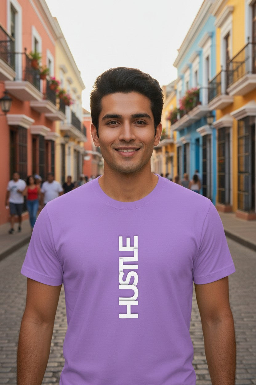 Hustle Vertical Statement Tee