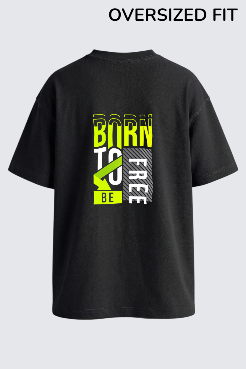 Born Free Neon Statement Tee
