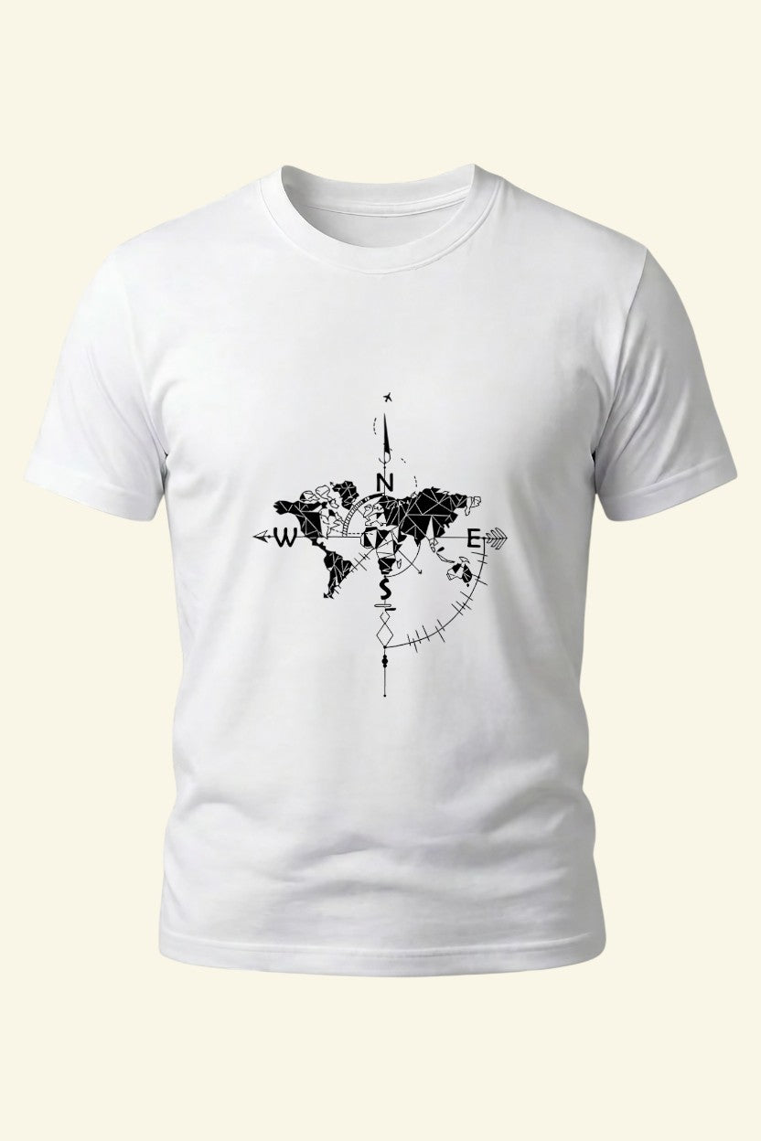 The "Geometric Globalist" Tee